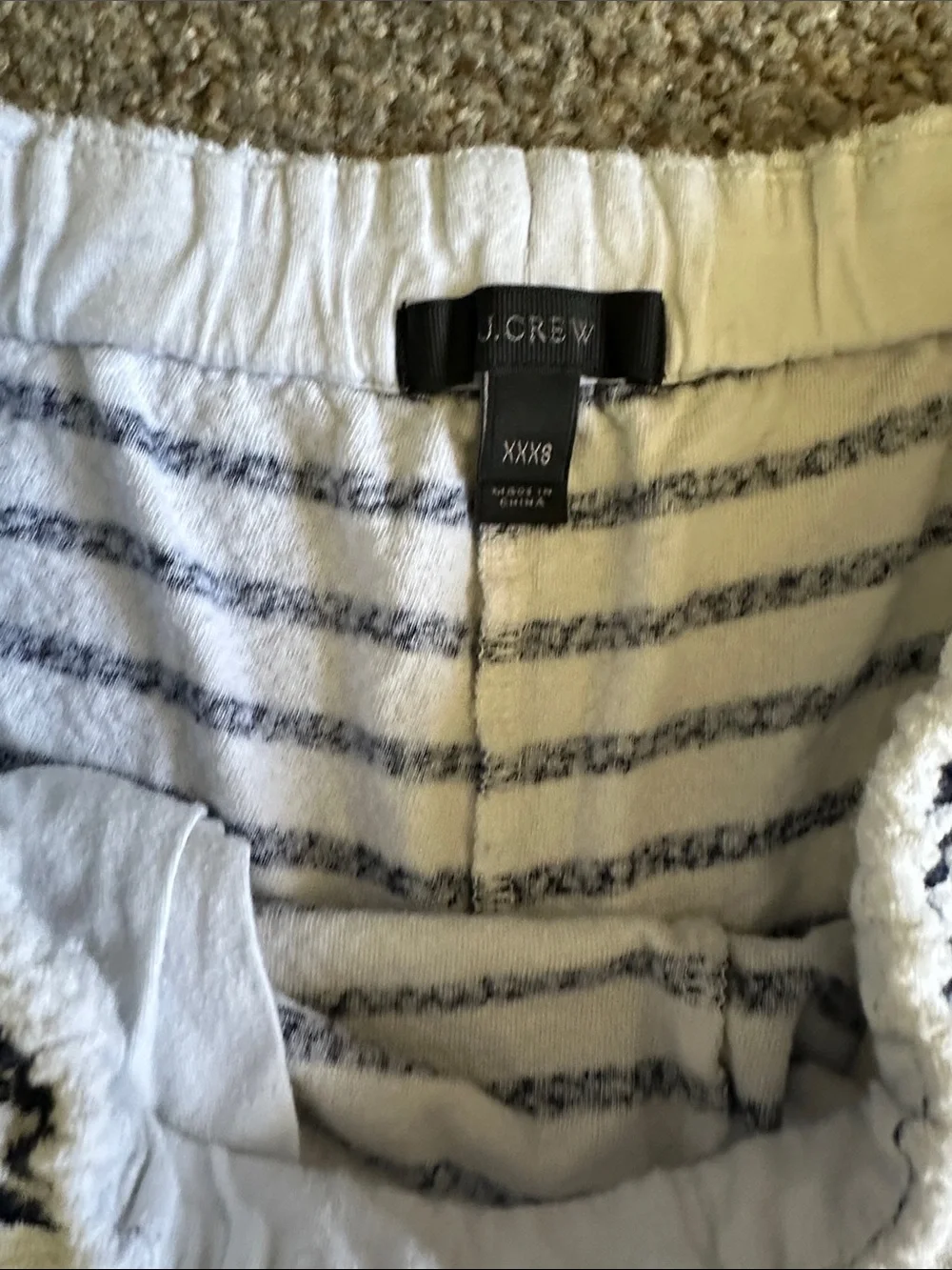 J. Crew terry fabric